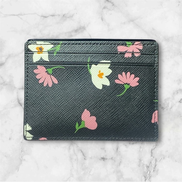 Kate Spade Madison Floral Waltz Printed Slim Card Holder - Picture 2 of 3